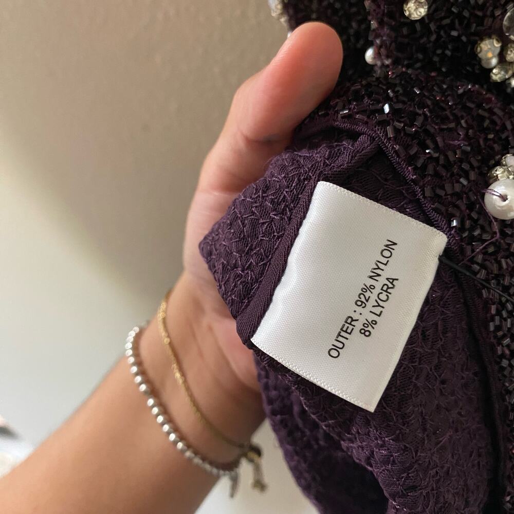 NWT Clio Peppiatt Wren Embellished Mini Dress - Jelly sz XXL - Picture 8 of 12